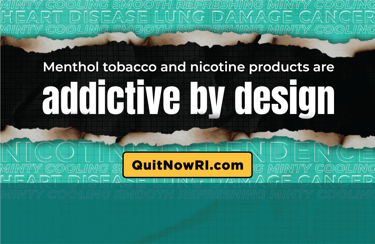 Menthol tobacco and nicotine are addictive