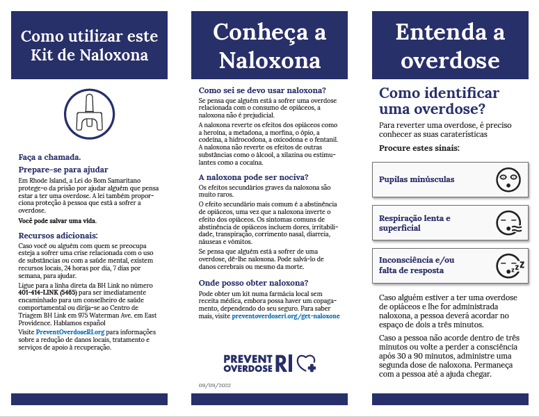 How to Respond to an Overdose (Portuguese)