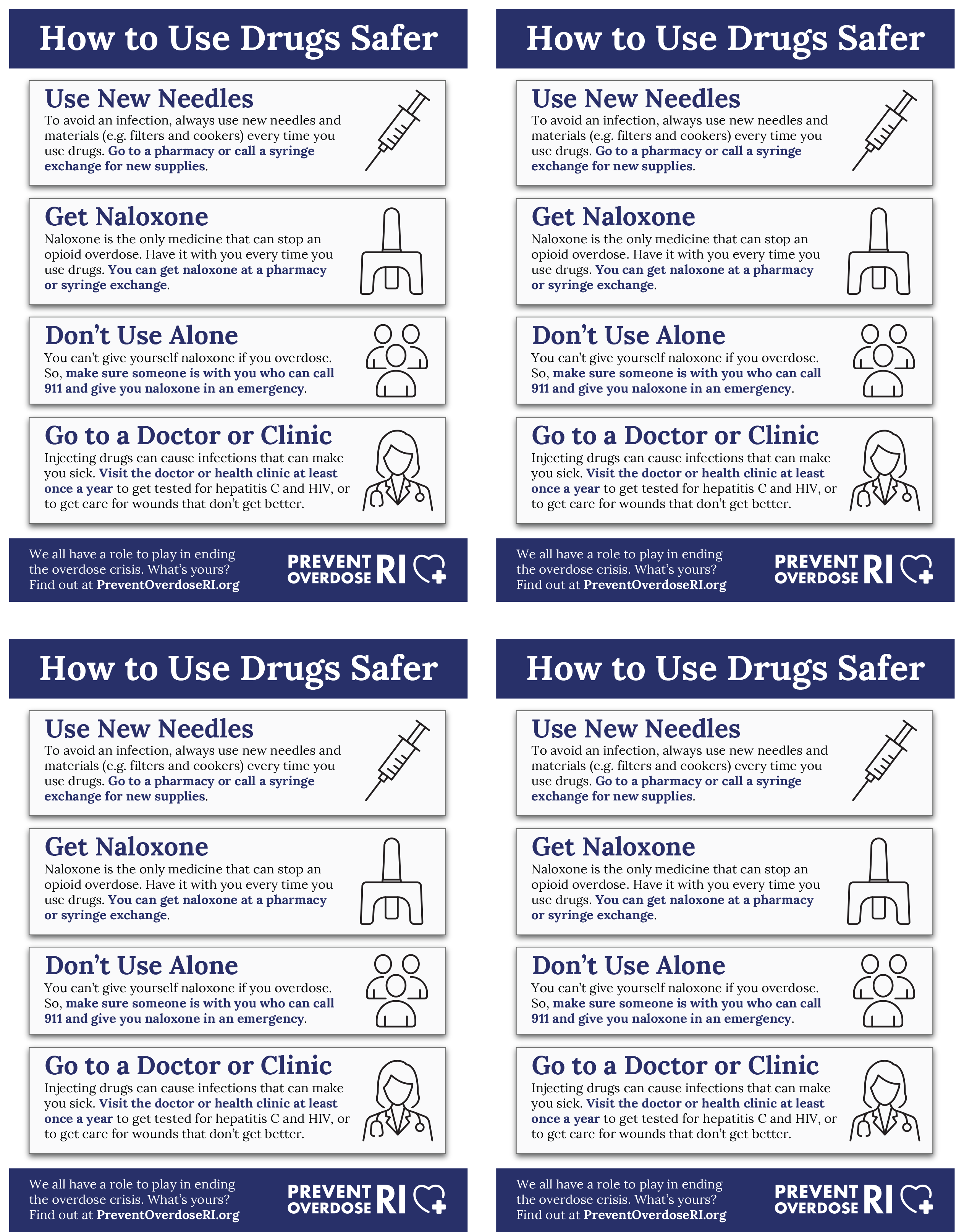 How to Use Drugs Safer