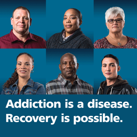 Addiction is a disease, recovery is possible.