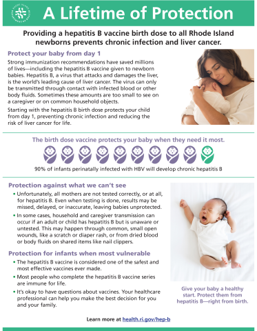 A Lifetime of Protection - Hepatitis B Vaccine Birth Dose