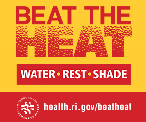 Beat the heat: Water, rest, shade