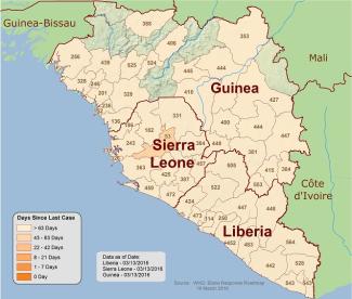 ebola outbreak map