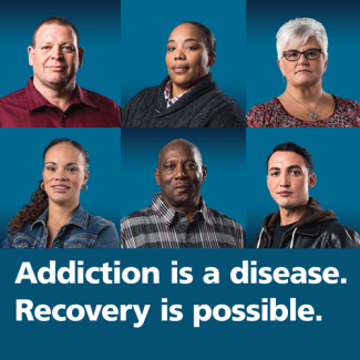 Addiction is a disease, recovery is possible.