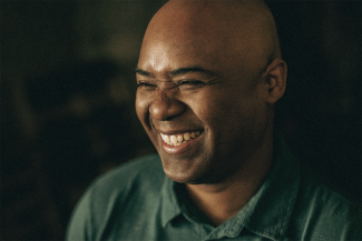 man smiling