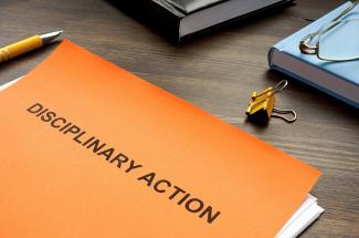 Find A Disciplinary Action
