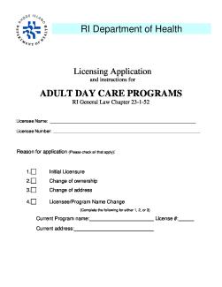 Adult Daycare