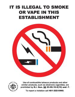 It is Illegal to Smoke in This Establishment