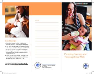 Pumping Storing and Thawing Breast Milk
