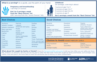 FDA guidelines for choosing fish 