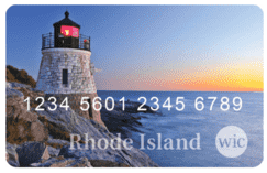 sample WIC debit card