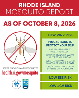 Mosquito Report 10/26/2026; low risk for EEE, WNV, & JCV