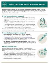 What to Know about Maternal Health
